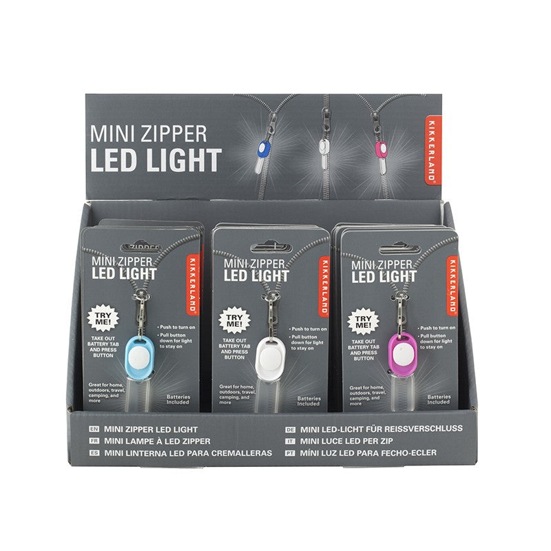 Kikkerland Mini LED Light Zipper - Each