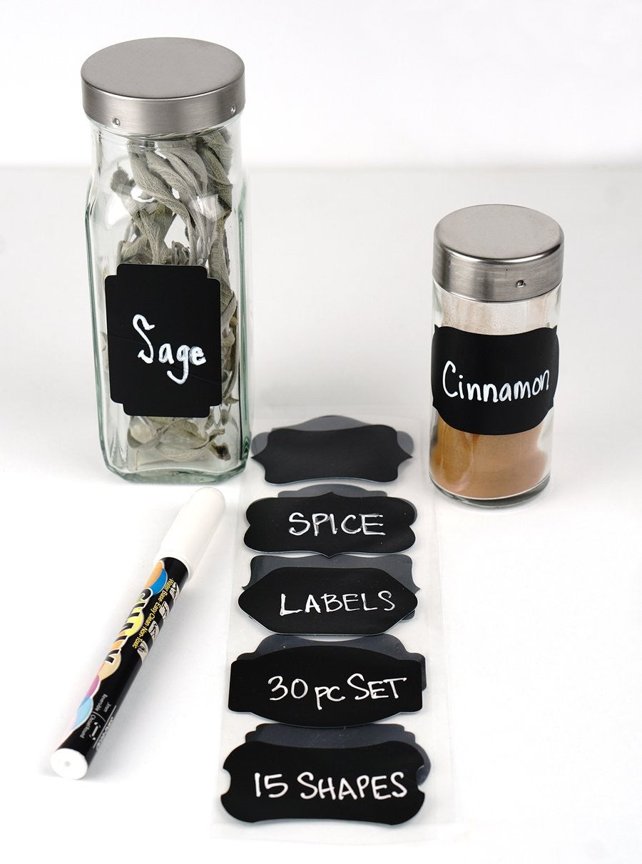 RSVP Reusable Spice Labels Set of 30 - iQ living