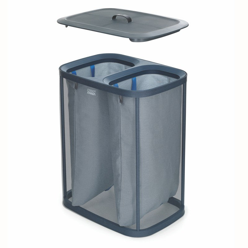 Joseph Joseph Tota Duo Laundry Basket - 90 L Black