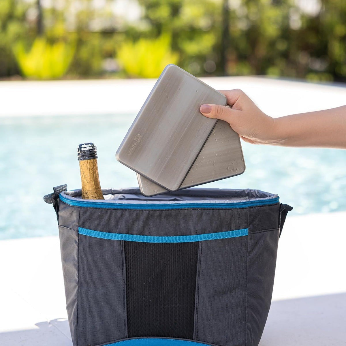 Outset Stainless Steel Ice Packs Set Of 2 - iQ living