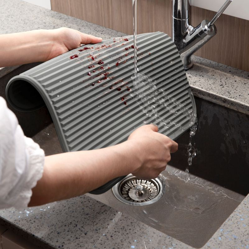 Danesco Dish Rack & Drying Mat Set