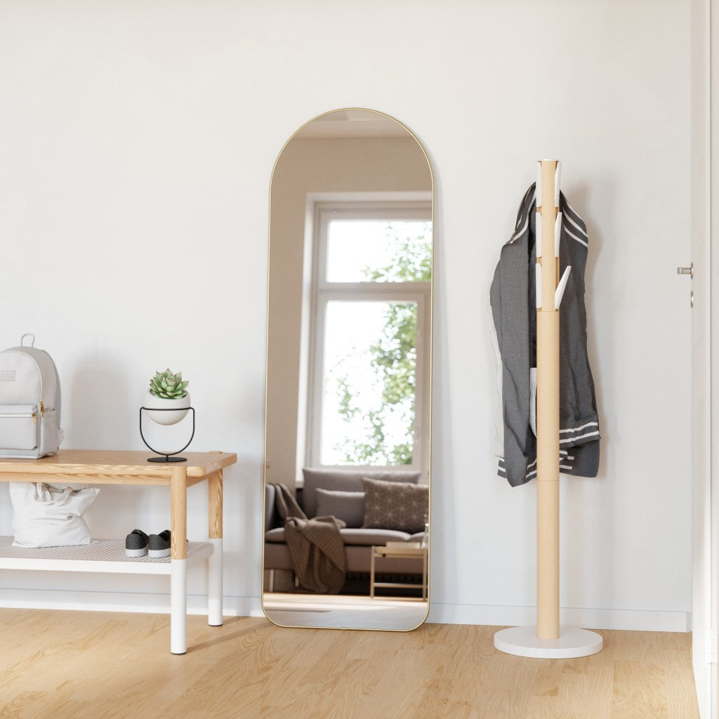 Umbra Hubba Arched Leaning Mirror 62" x 20"