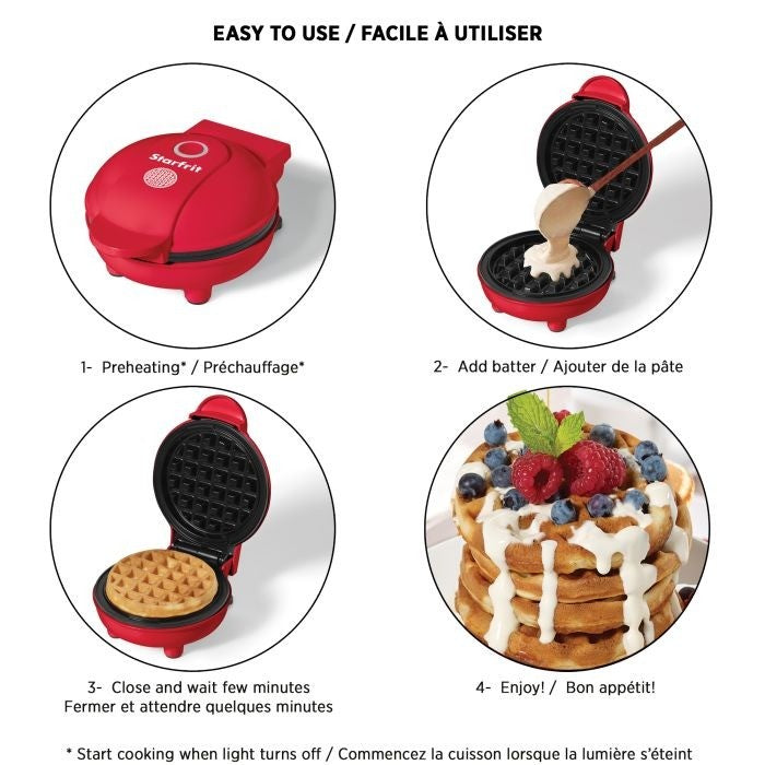 Starfrit Mini Waffle Maker