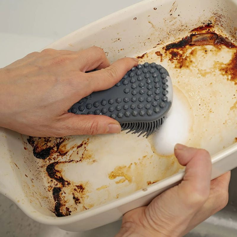 Danesco 2-In-1 Silicone Brush & Scrubber