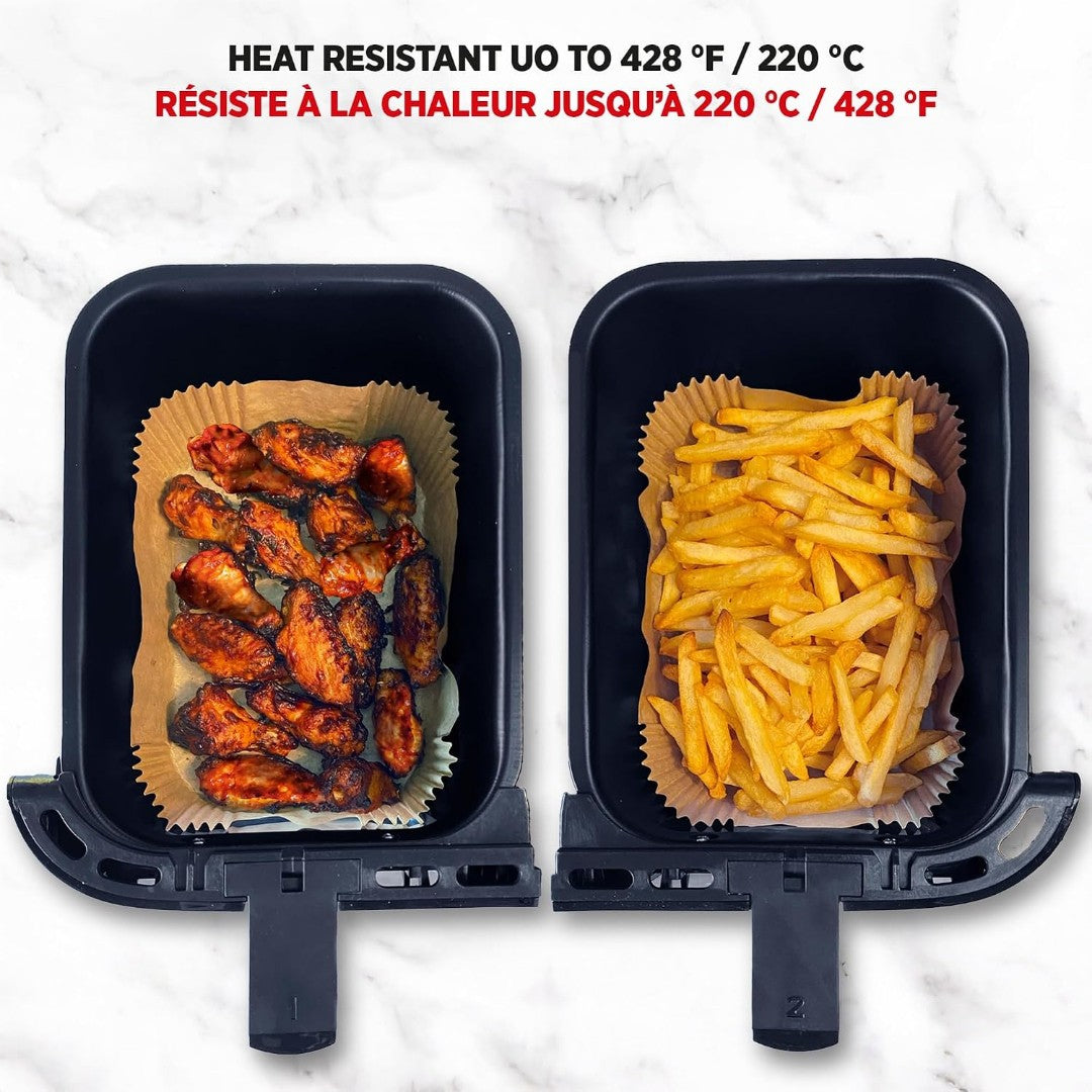 Starfrit Air Fryer Parchment Paper Liner 50 Pack - Rectangular
