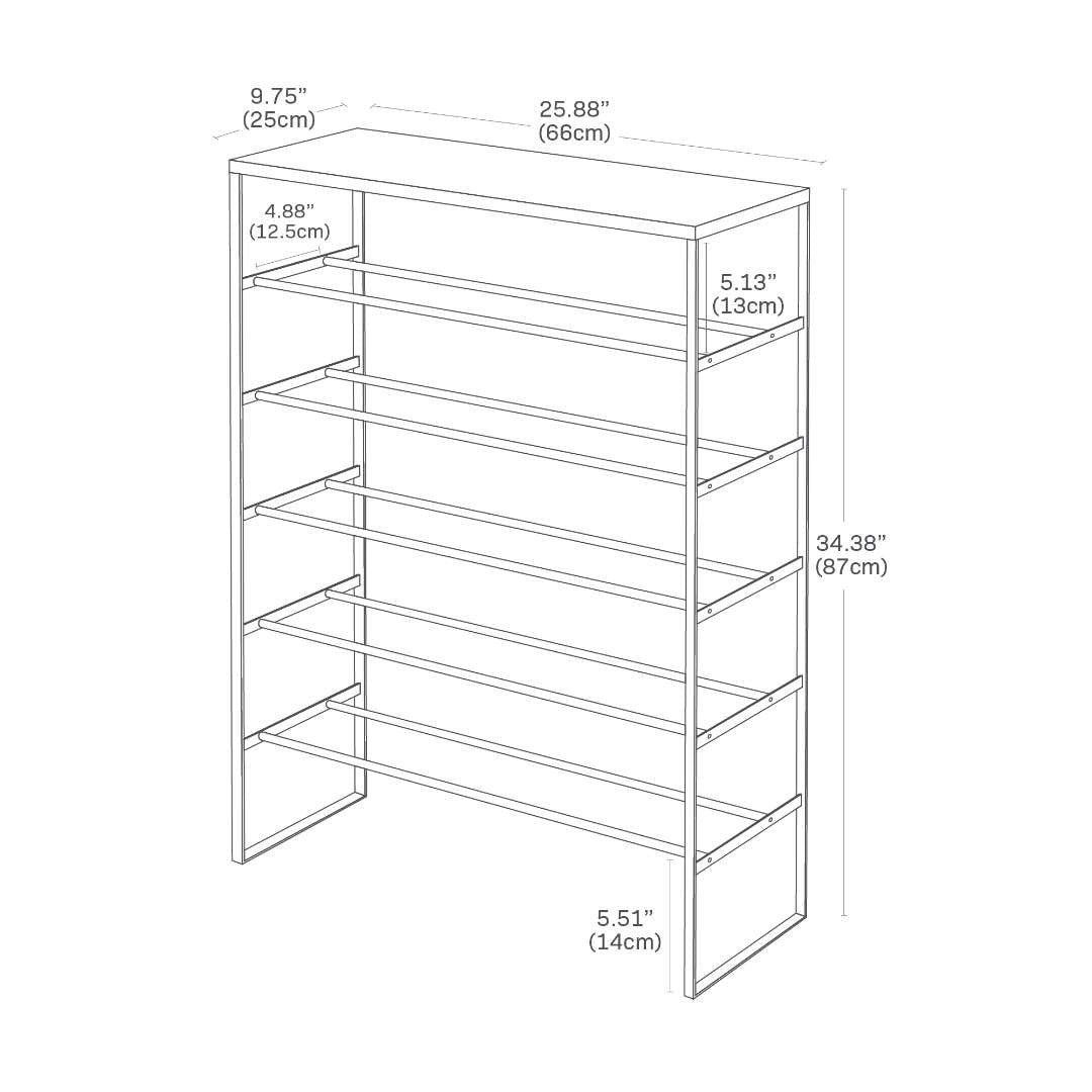 Yamazaki Tower 6-Tier Shoe Rack
