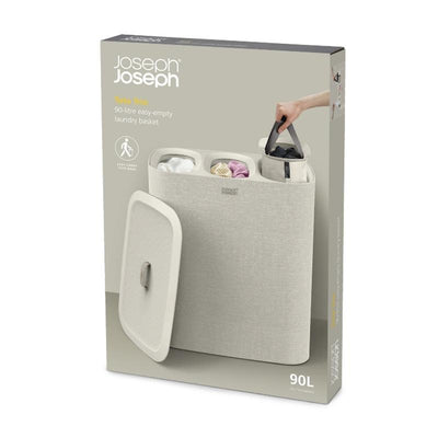 Joseph Joseph Tota Trio Laundry Basket - 90 L Beige