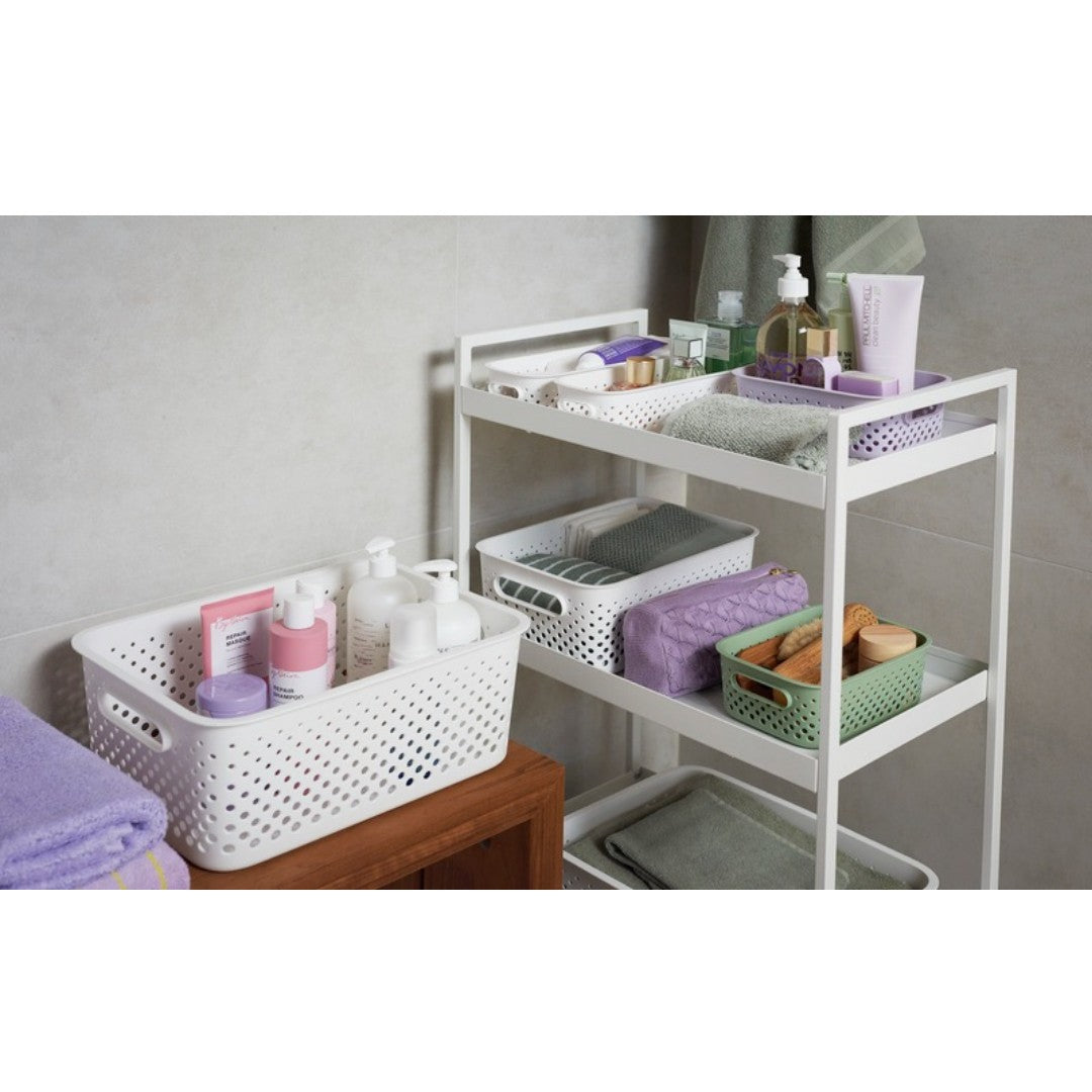SmartStore Essence Storage Basket - White - iQ living