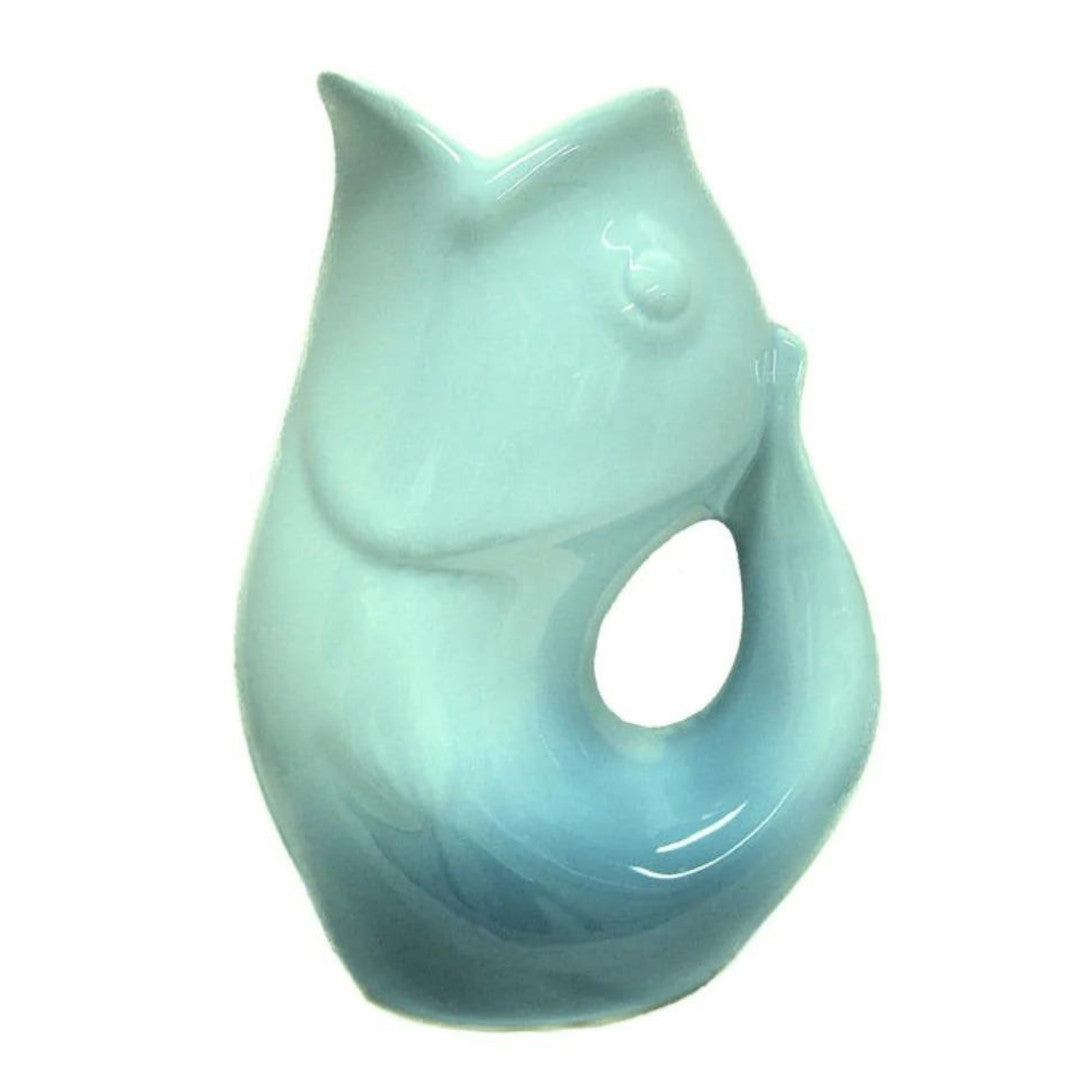 GurglePot Porcelain Fish Shaped Pitcher 42oz - iQ living