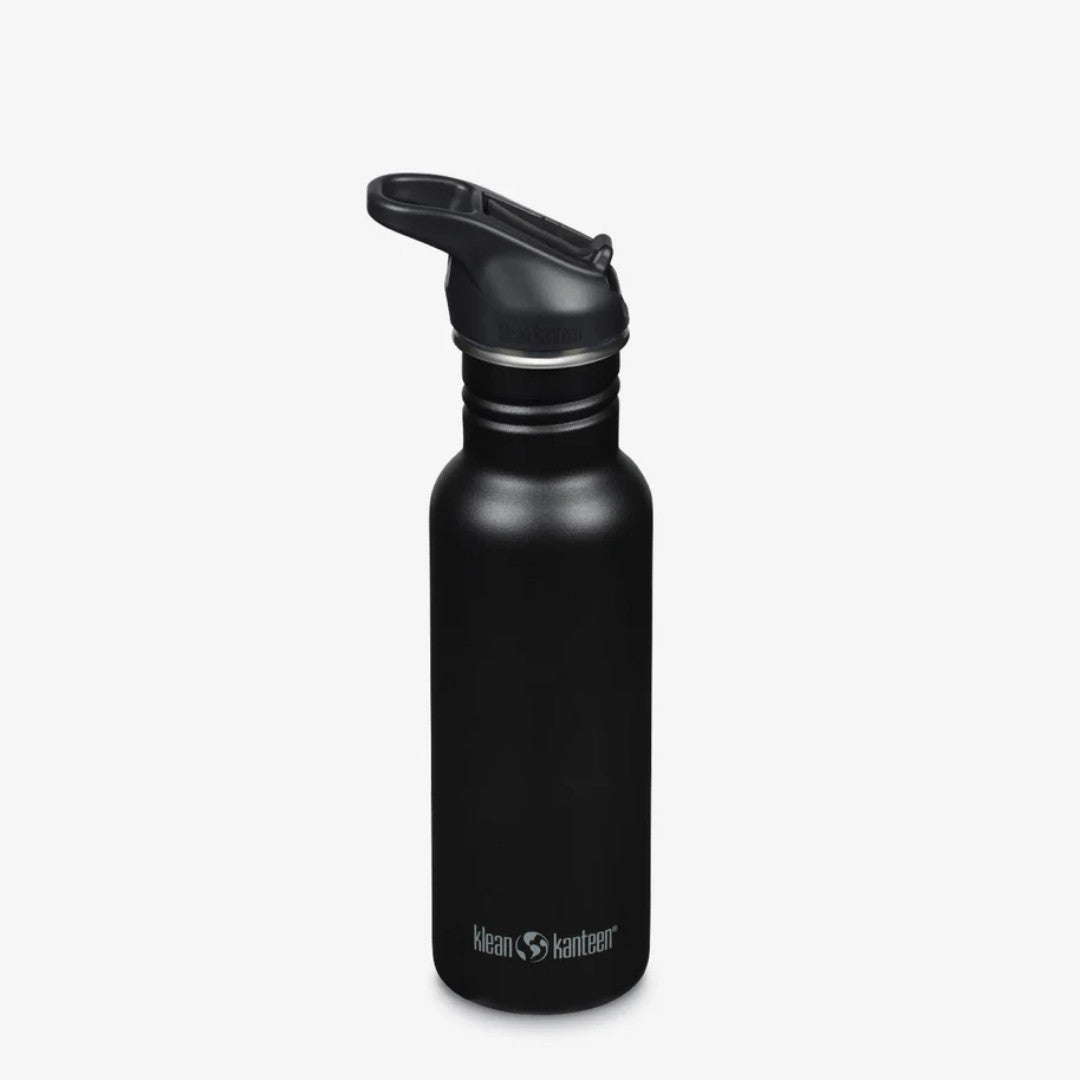 Klean Kanteen Classic Bottle 18oz - Flip Seal Sport Cap & Straw