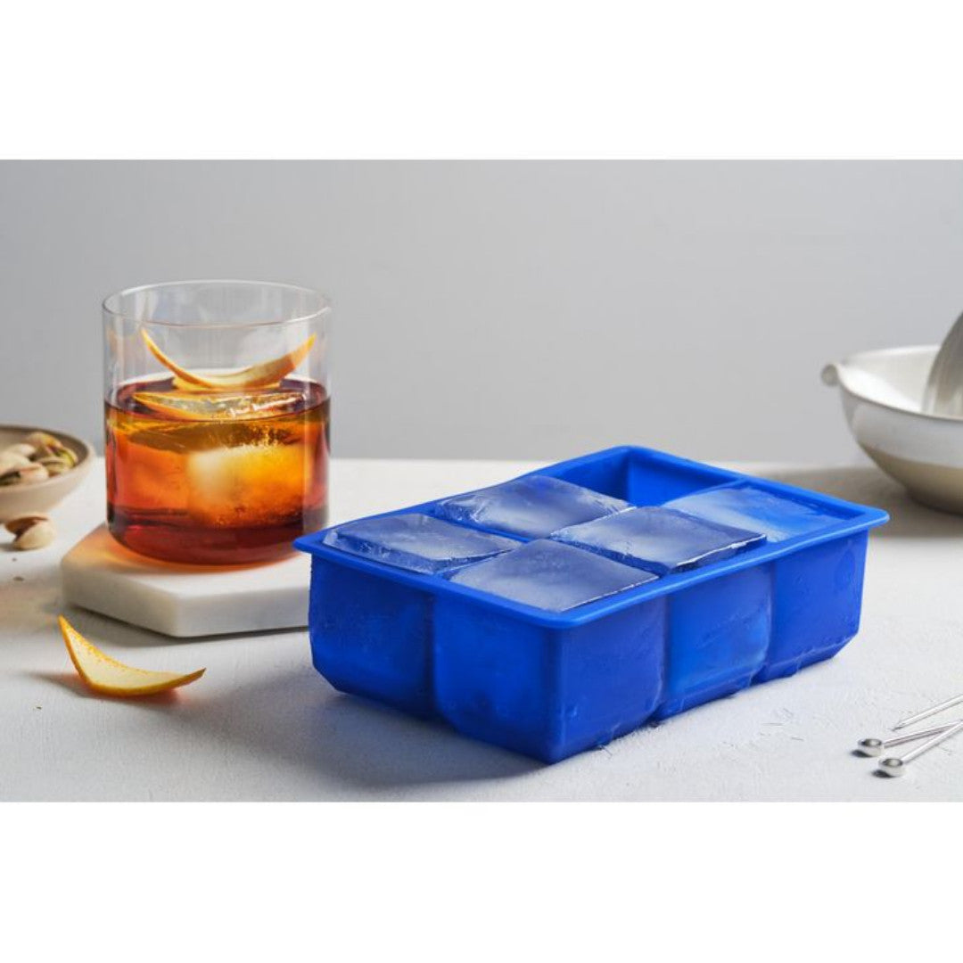 KitchenCraft Blue Silicone Jumbo Ice Cube Mold - iQ living