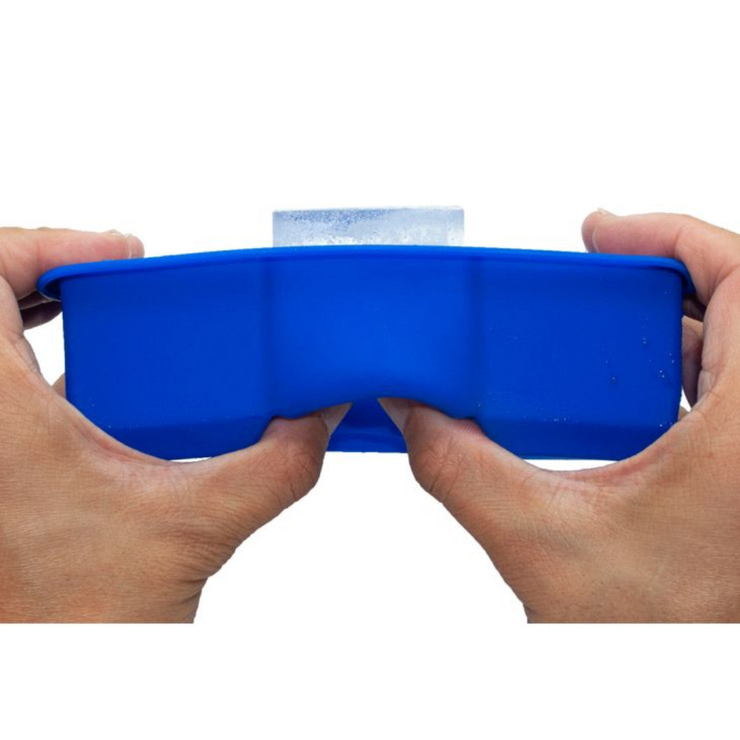 KitchenCraft Blue Silicone Jumbo Ice Cube Mold - iQ living