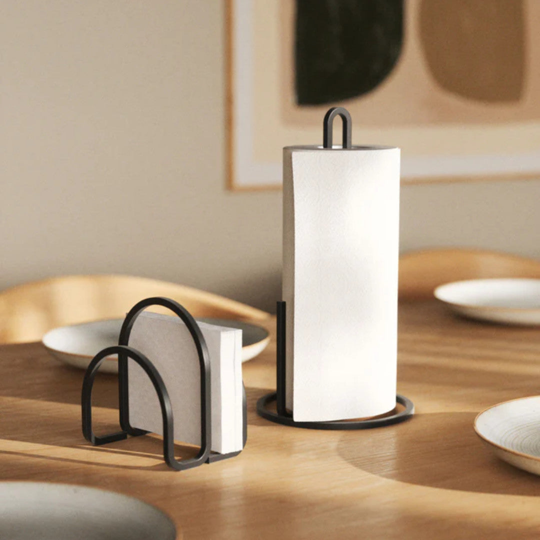 Umbra Squire Paper Towel Holder Black - iQ living