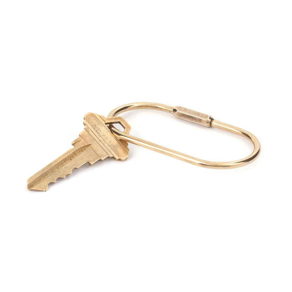 Kikkerland Brass Key Ring - iQ living