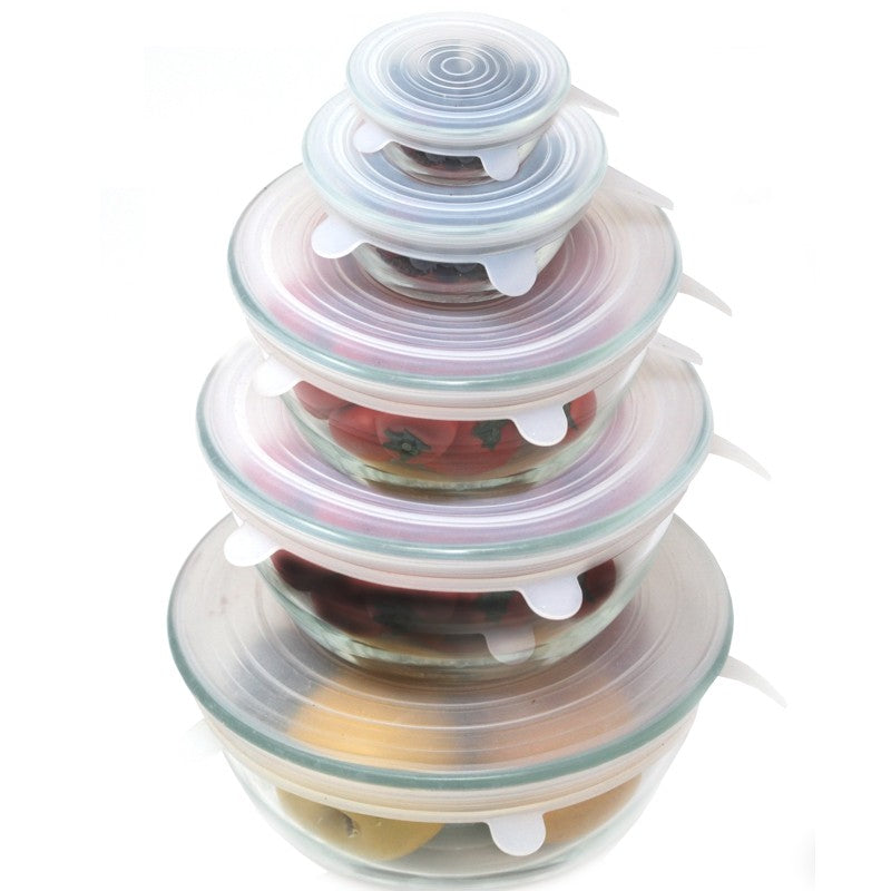 Danesco Silicone Stretchlids, Set/5 Assorted - iQ living