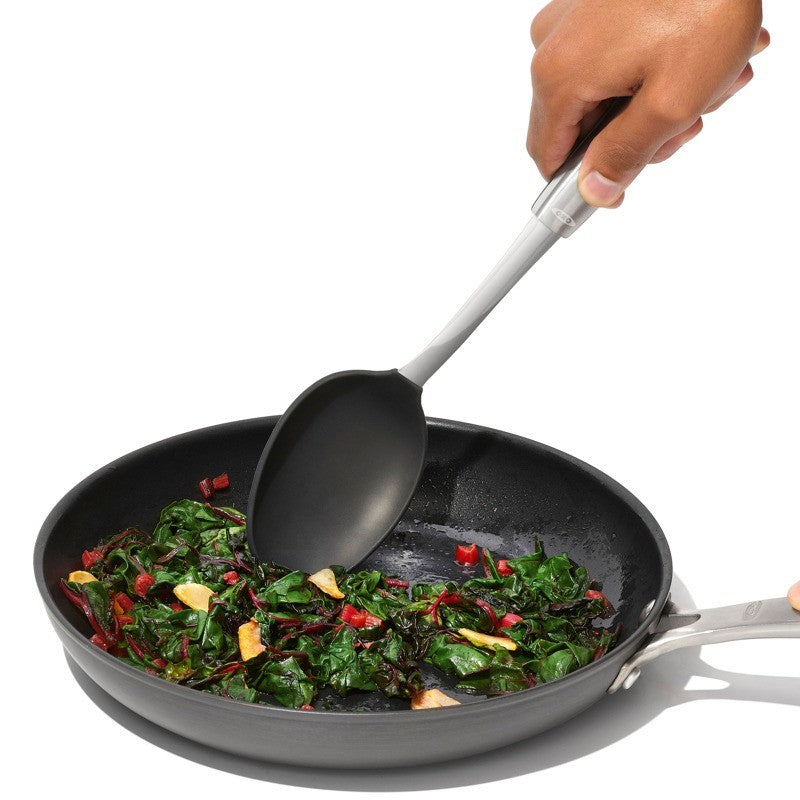 OXO SteeL Silicone Cooking Spoon - iQ living