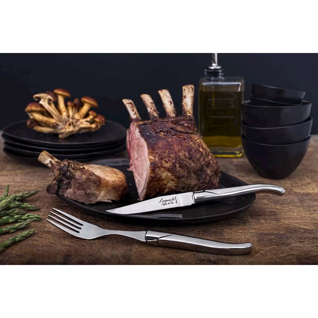 Laguiole Luxury Steak Knives Set Of 6 - Stainless Steel