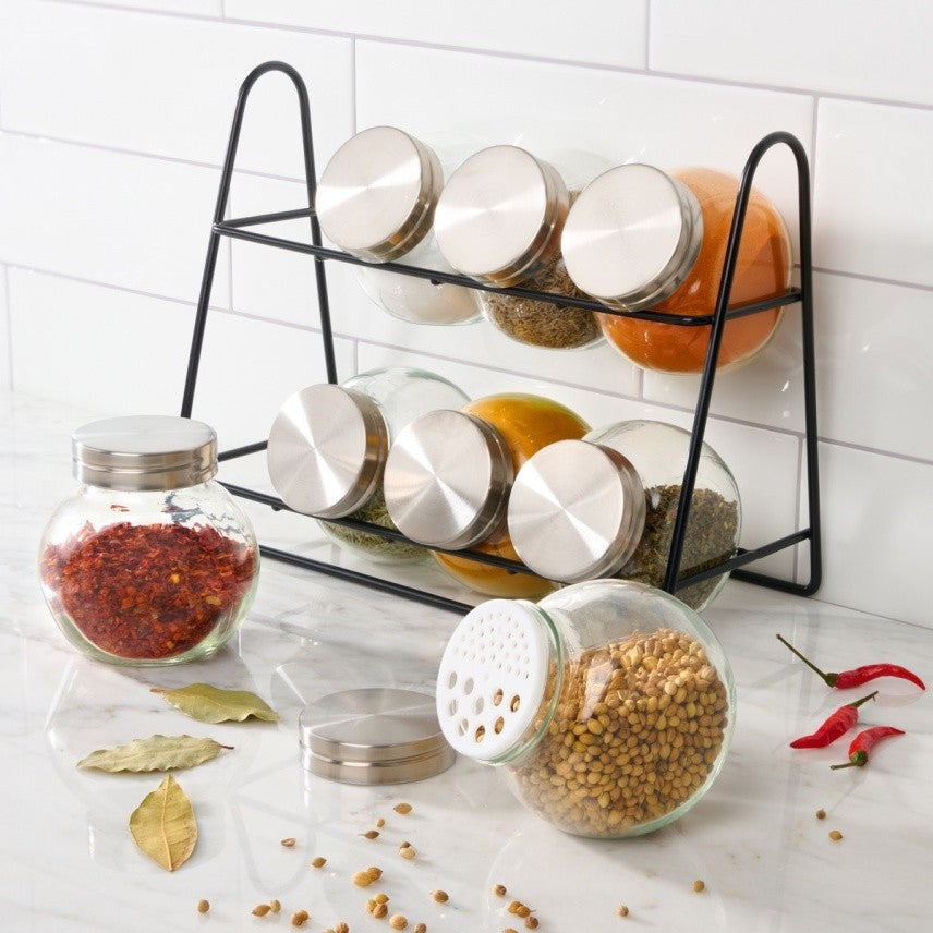 Trudeau Marshall 8 Bottle Spice Rack