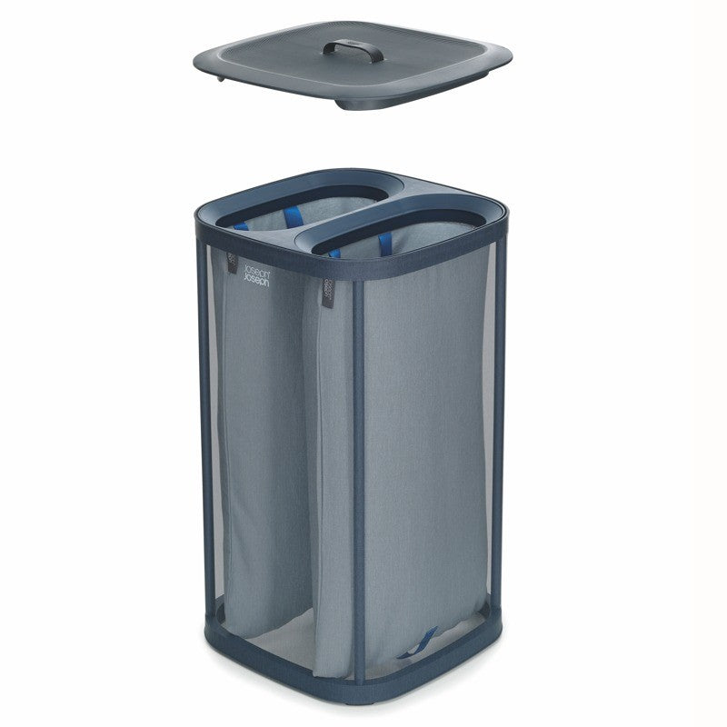 Joseph Joseph Tota Duo Laundry Basket - 60 L Black