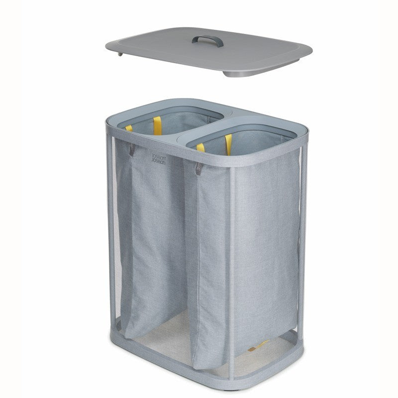 Joseph Joseph Tota Duo Laundry Basket - 90 L Grey