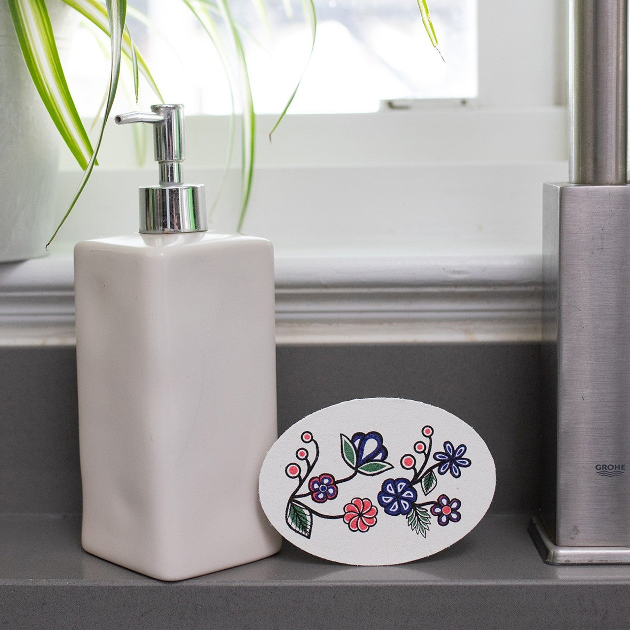 Native Northwest Eco Sponge Ojibwe Florals - iQ living