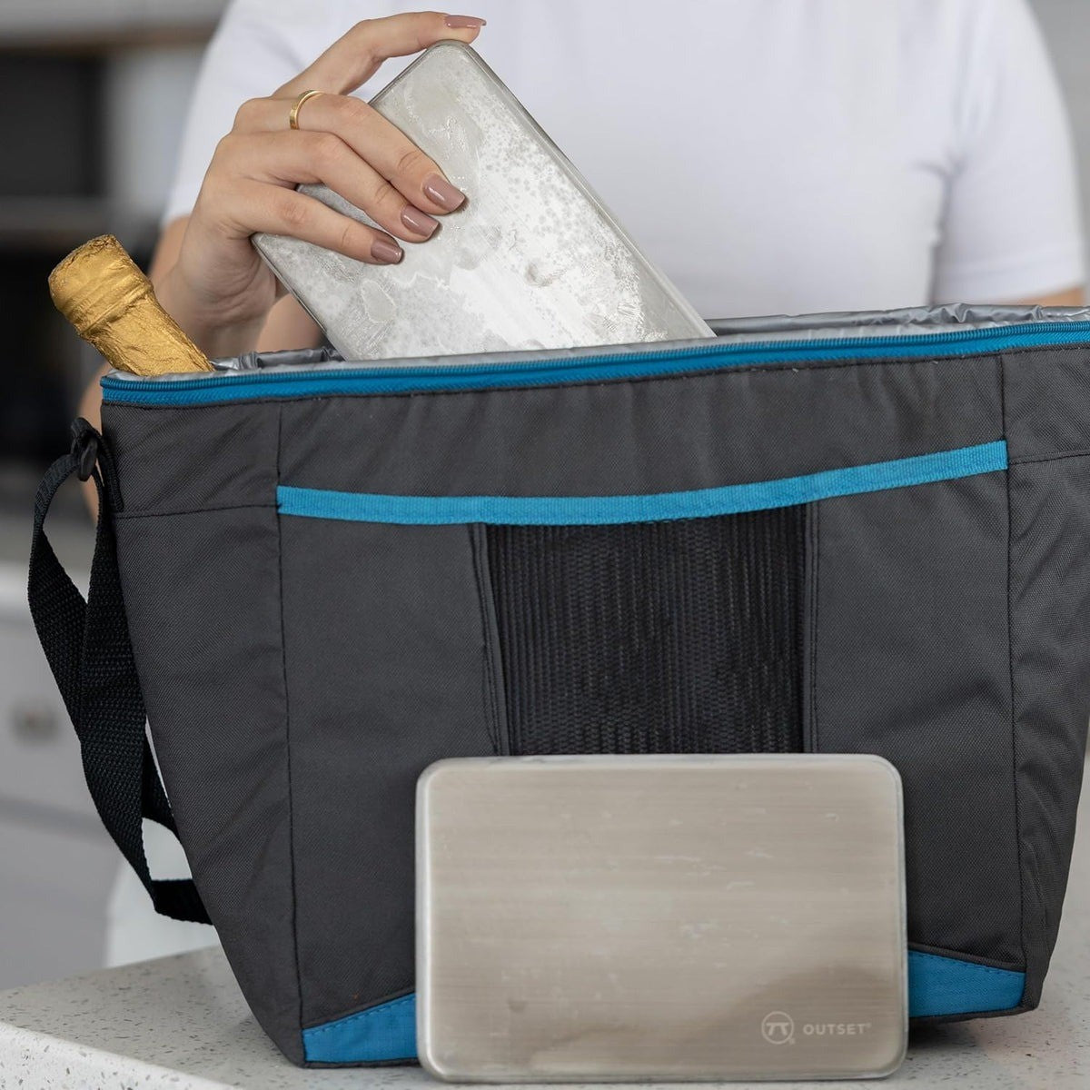 Outset Stainless Steel Ice Packs Set Of 2 - iQ living