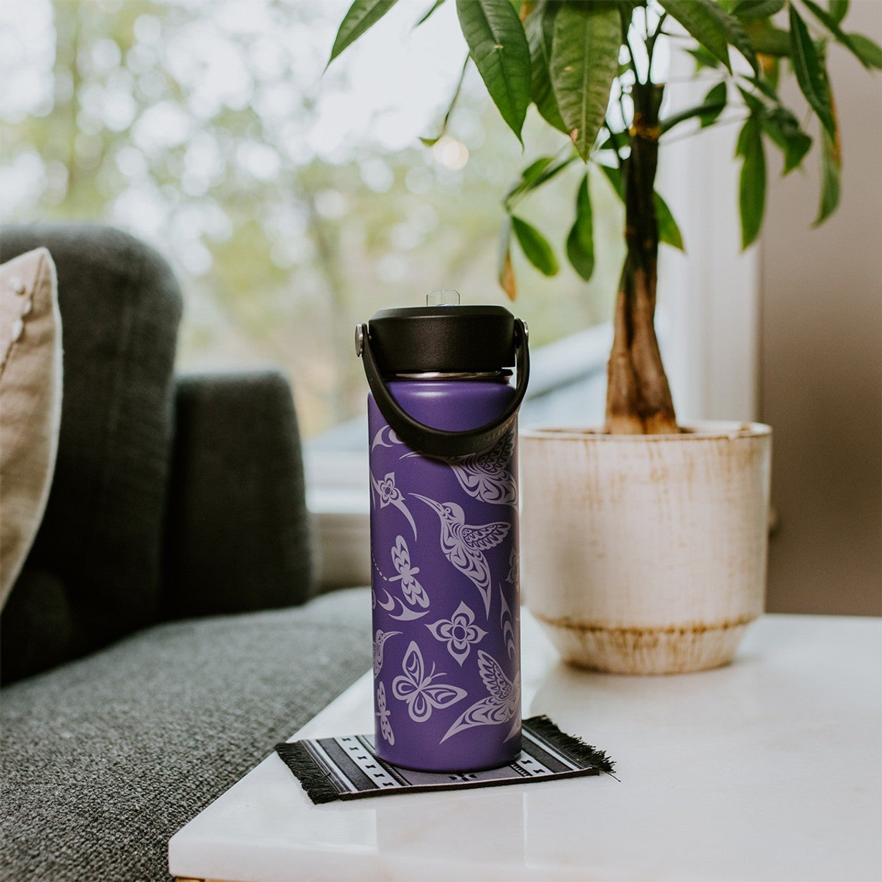 Native Northwest 21oz Wide Water Bottle - Hummingbird
