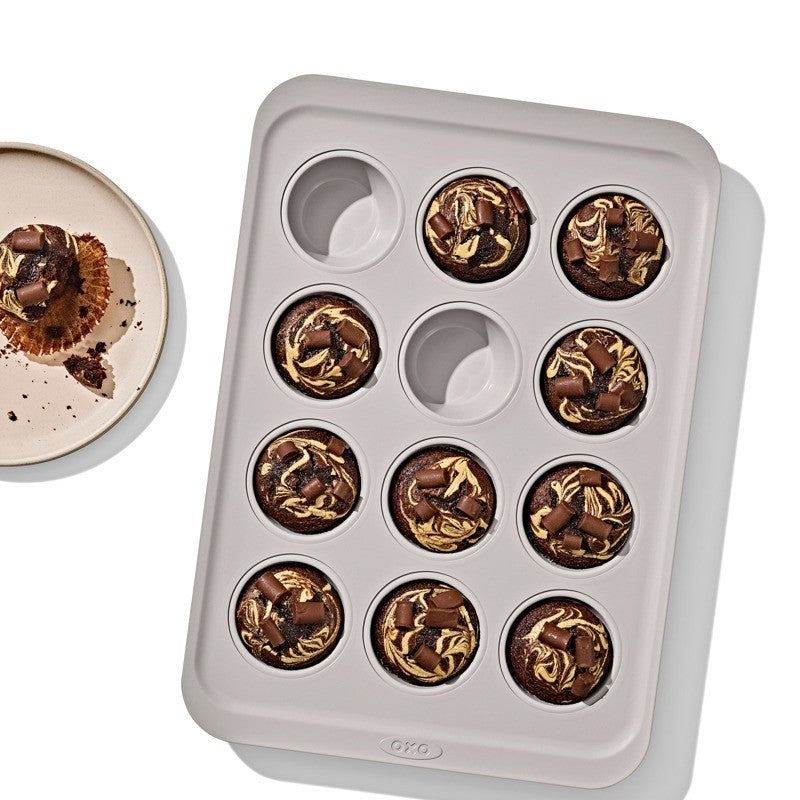 OXO PRO Ceramic 12 Cup Muffin Pan - iQ living