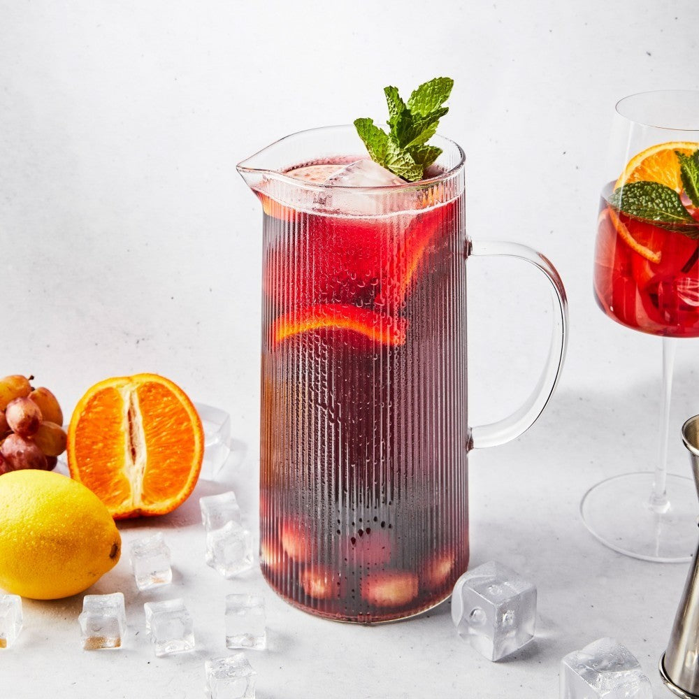 Brilliant Ribbed Clear Pitcher 1.5 L