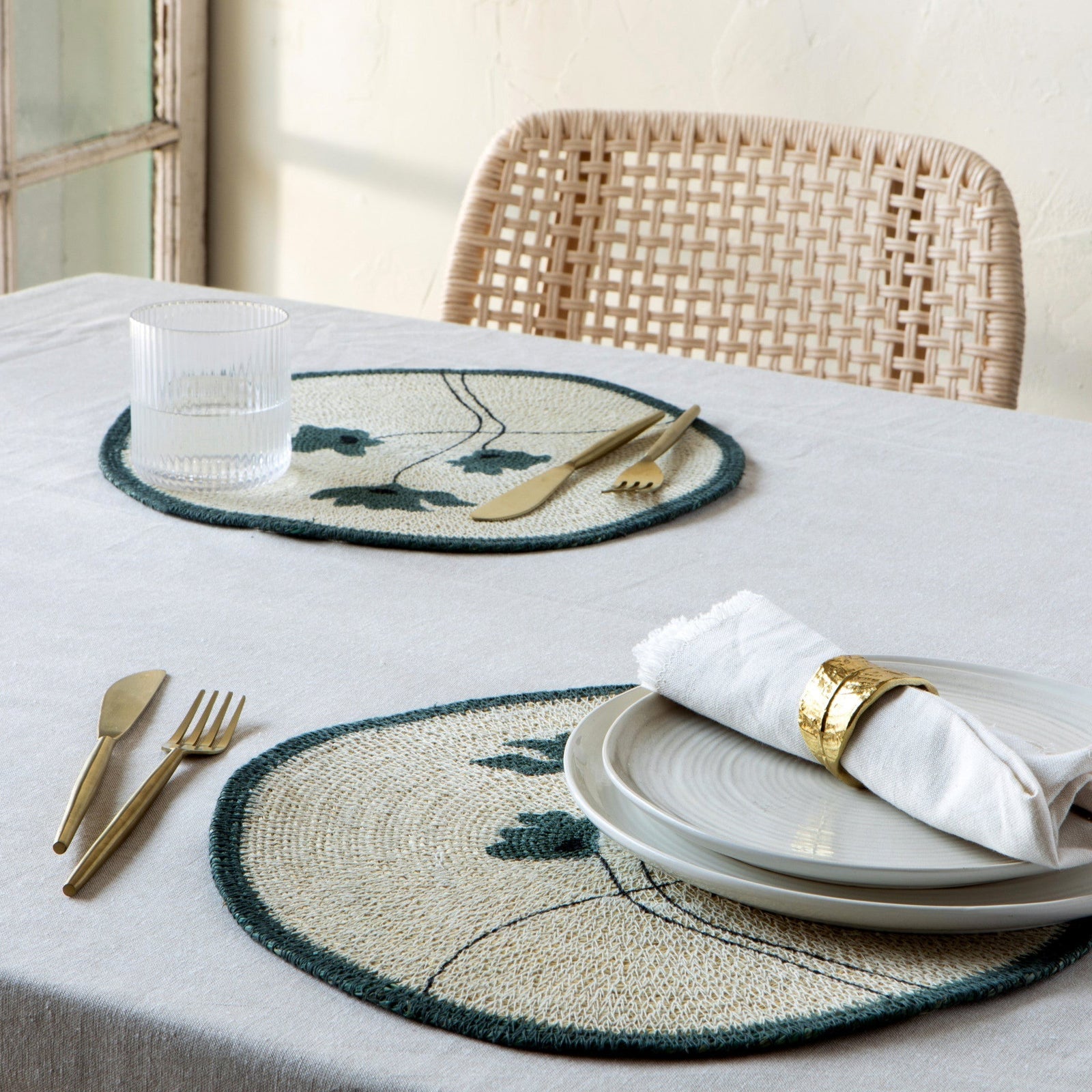 Danica Placemat Aria Seagrass 14"