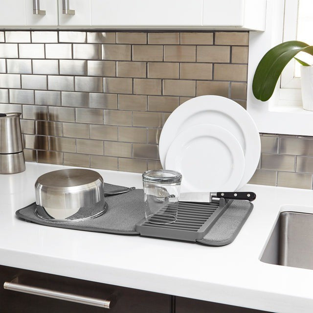 Umbra Udry Drying Mat Mini - Charcoal