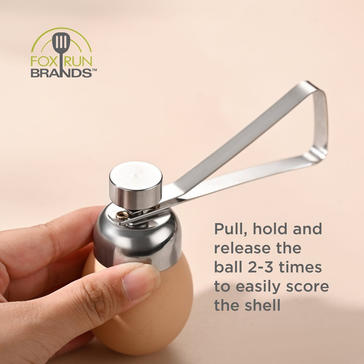 Fox Run Stainless Steel Egg Cracker