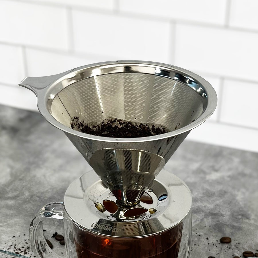 London Sip Stainless Steel Pour Over Coffee Filter