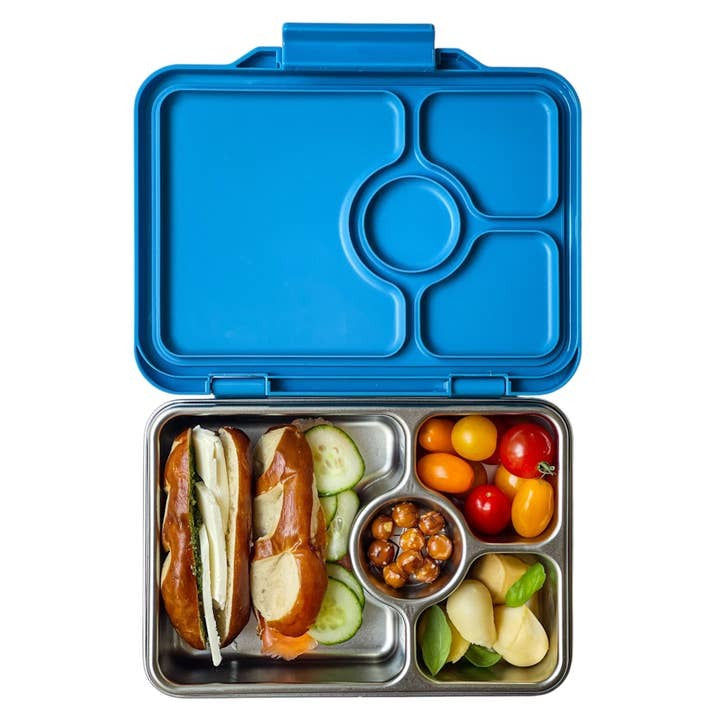 Yumbox Pret 4 Compartment Stainless Steel Lunch Box