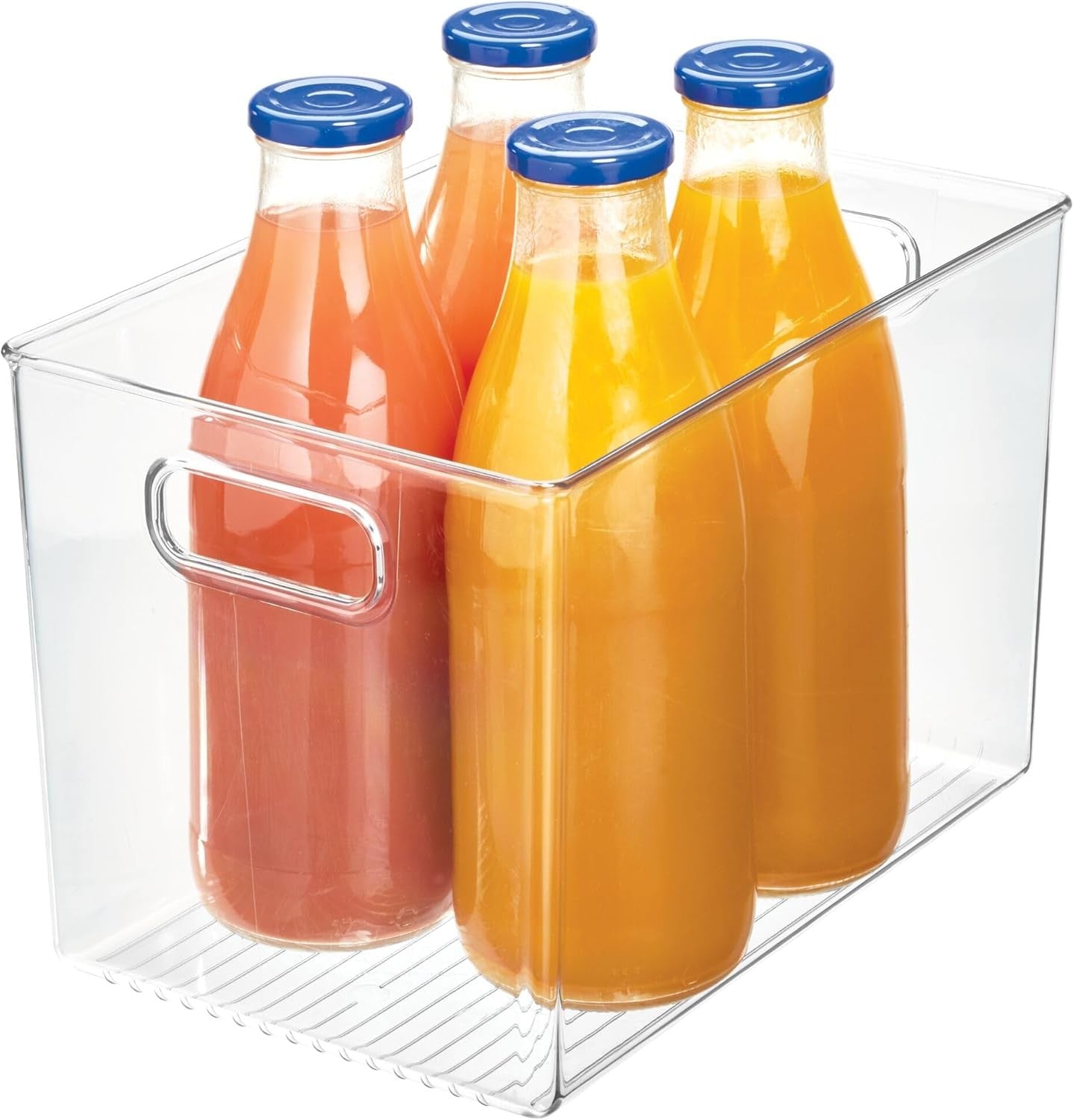 iDesign Linus Clear Plastic Deep Organizer - 8" Height