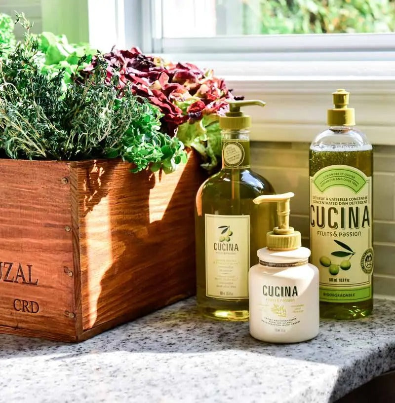 Fruits & Passion Cucina Concentrated Dish Soap, Coriander and Olive Tree