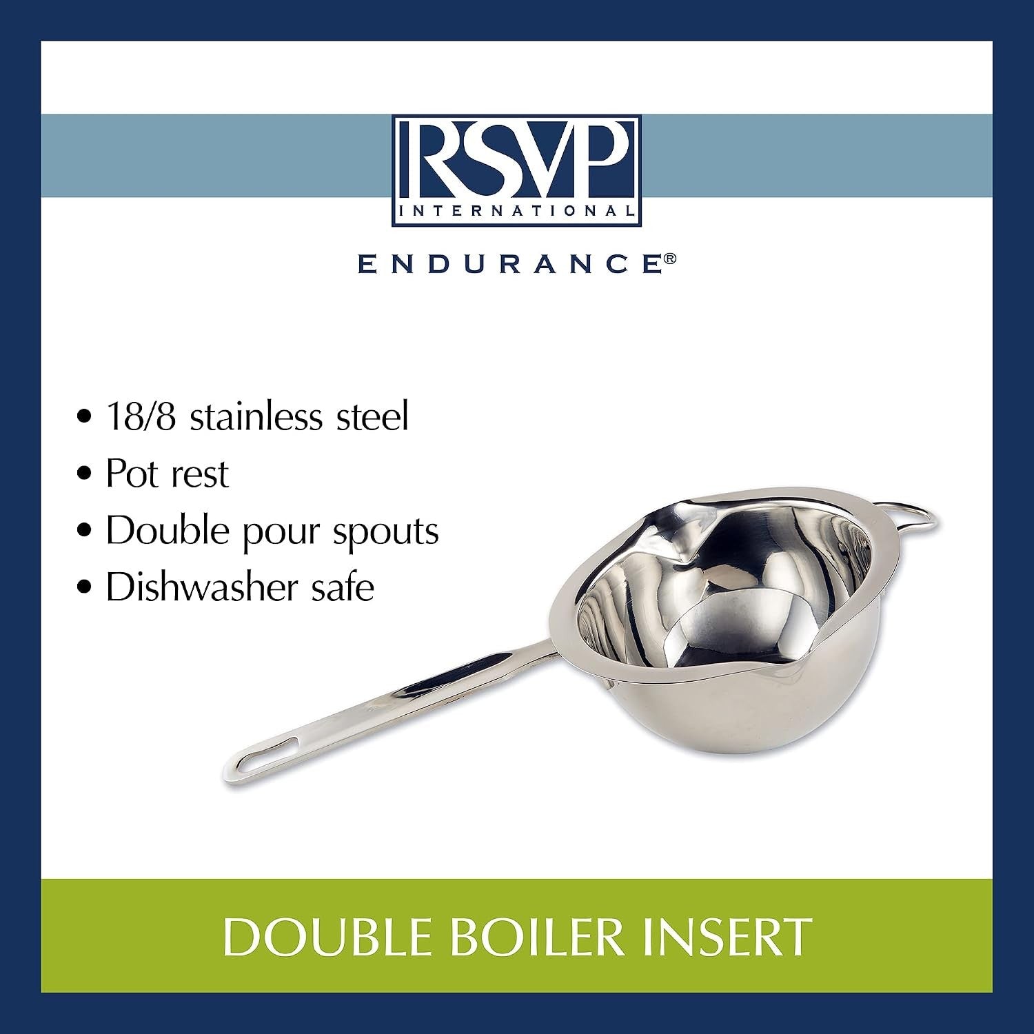 RSVP Double Boiler Insert 2 Cup