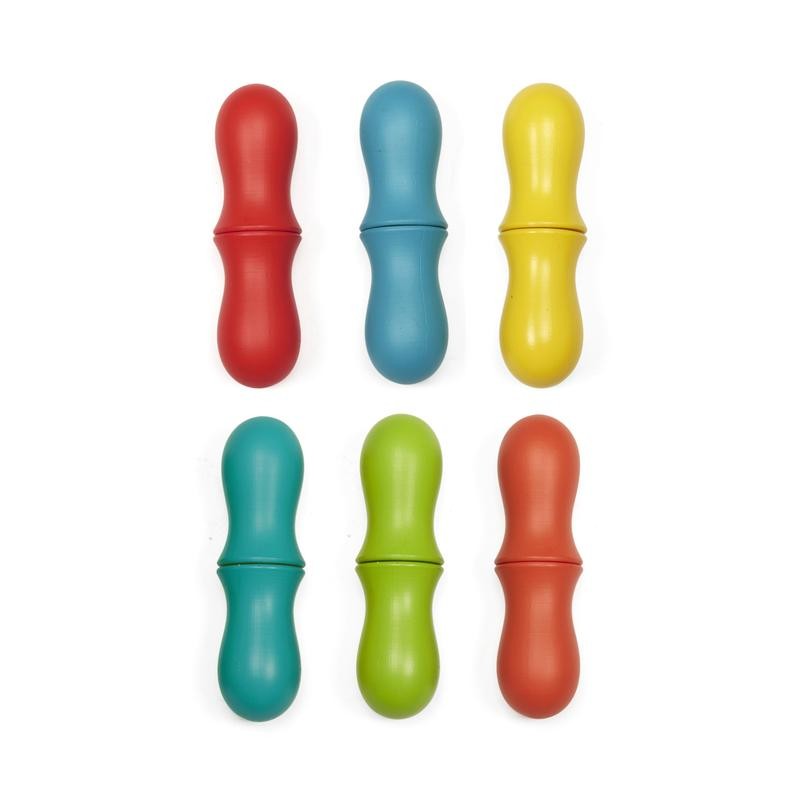Kikkerland Rainbow Corn Cob Holders Set of 6 - iQ living