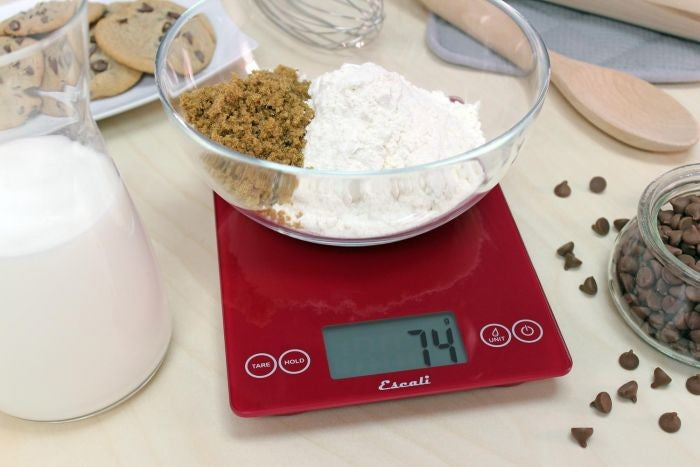 Escali Arti Glass Kitchen Scale - Rio Red - iQ living