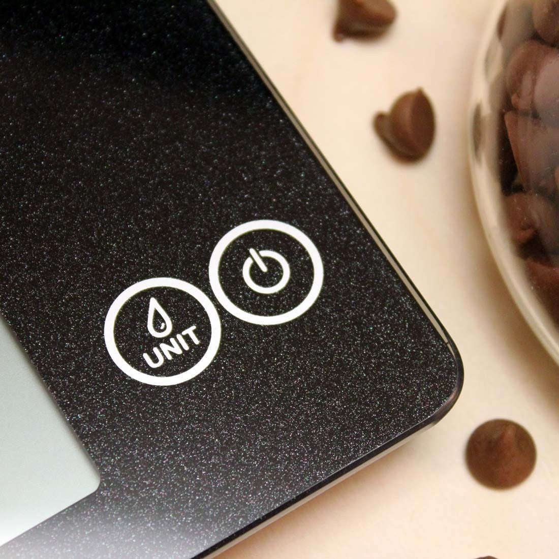 Escali Arti Glass Kitchen Scale - Black - iQ living