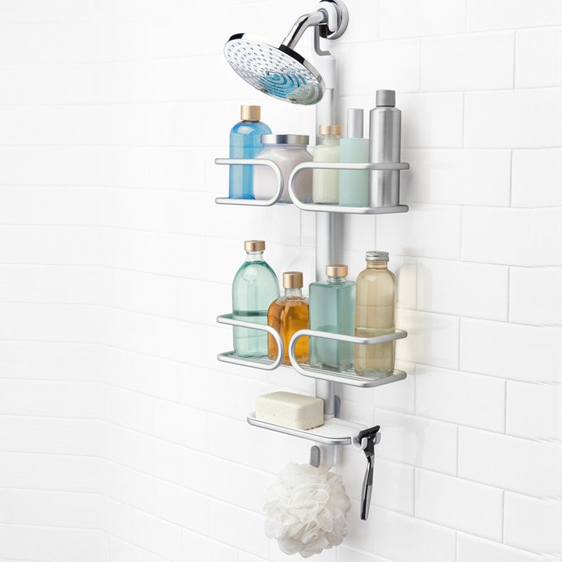 OXO Good Grips 3-Tier Aluminum Shower Caddy