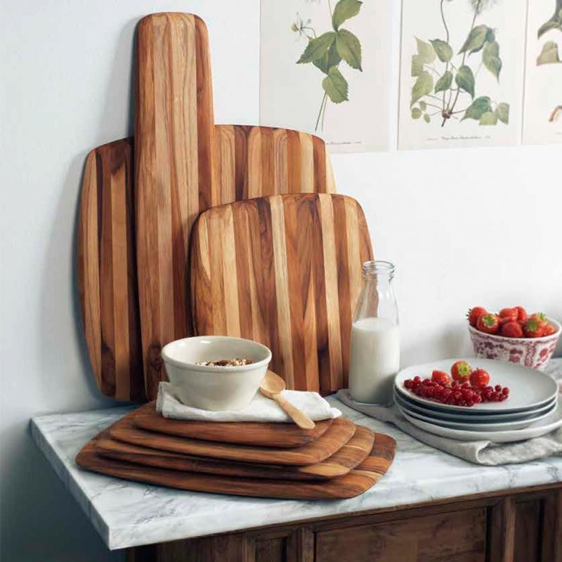 Teak Haus Elegant Square Serving Board 12" x 12"