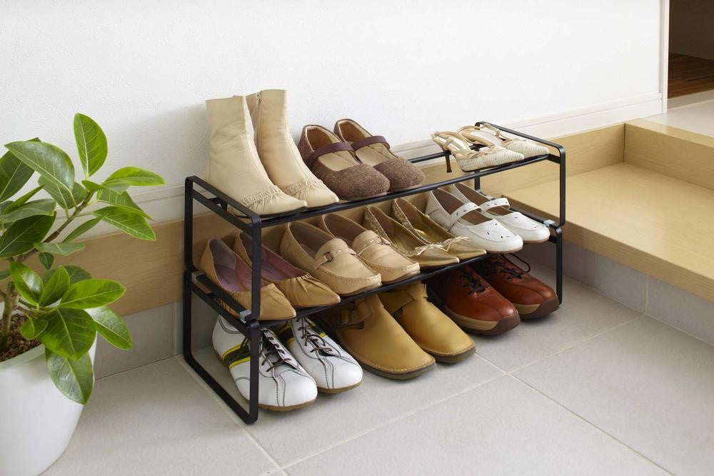 Yamazaki Frame Expandable Single Tier Shoe Rack