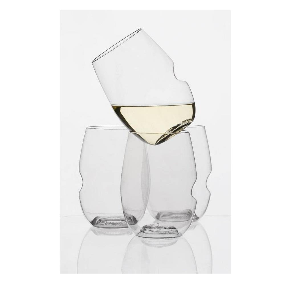 Govino Plastic Outdoor Stemless Wine Glass 12oz Set Of 4
