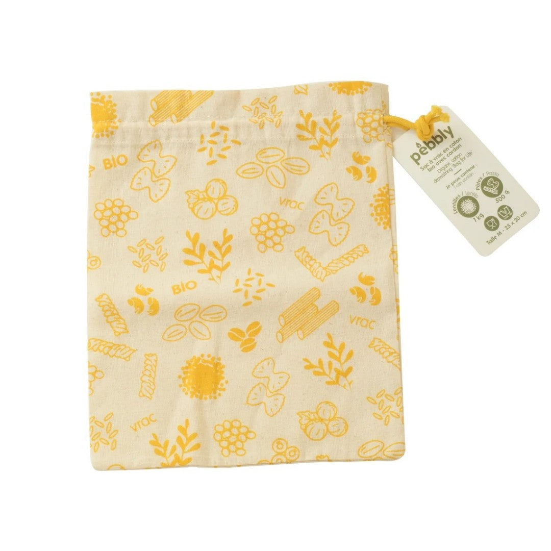 Pebbly Organic Cotton Food Sack