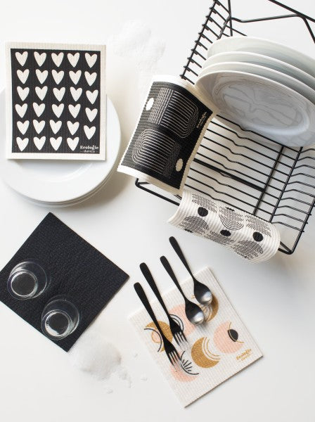 Now Designs Swedish Dish Cloth Hearts