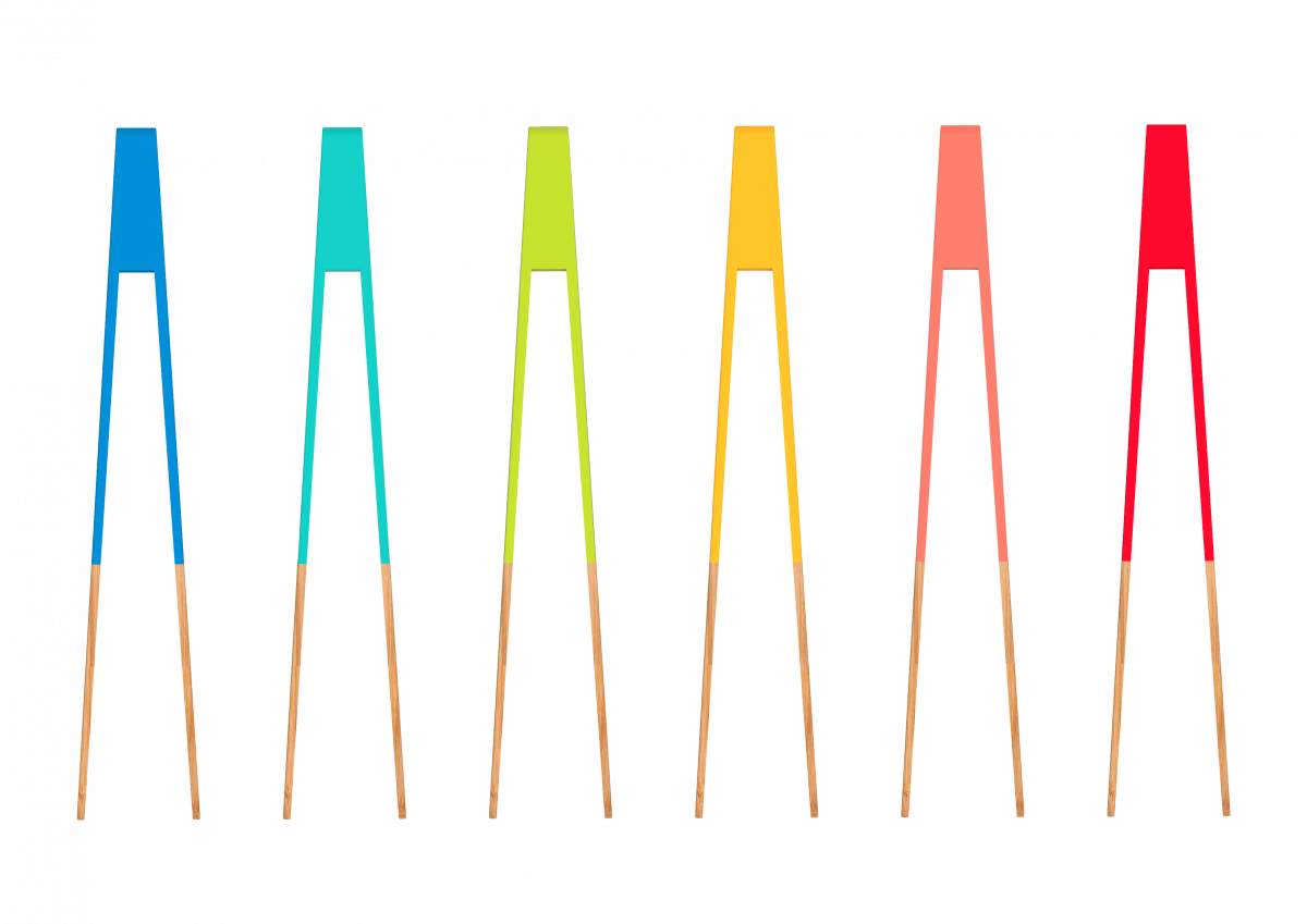 Pebbly Magnetic Toaster Tongs