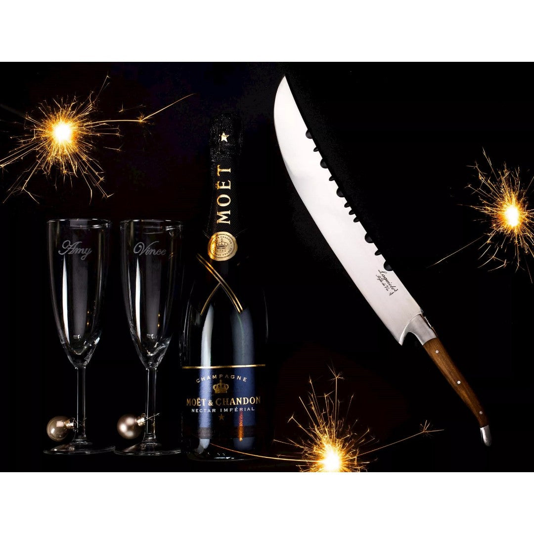 Laguiole Luxury Champagne Saber - Rosewood