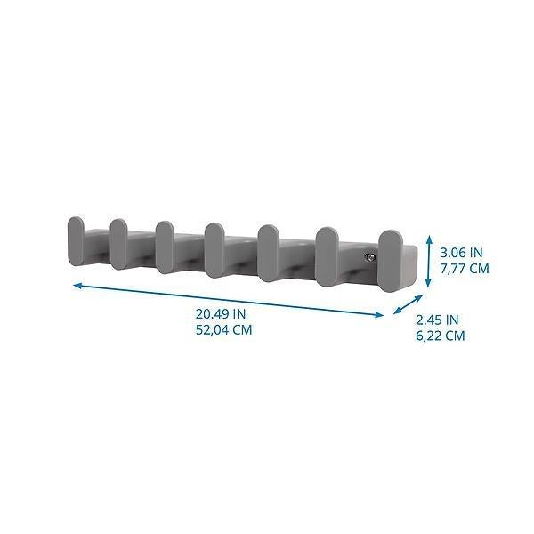 iDesign Wallspace Wall Mount 6 Multi Hook