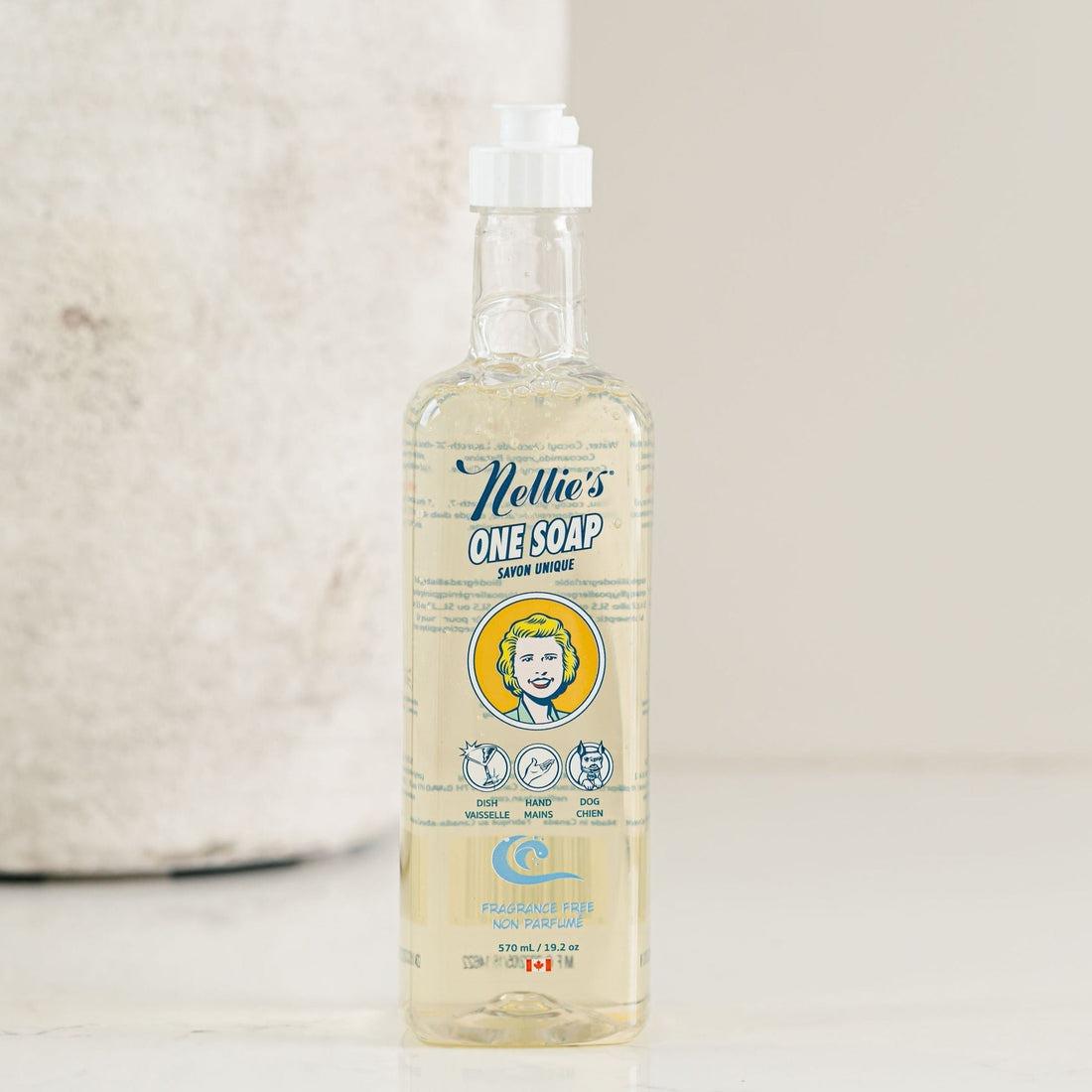 Nellie's One Soap 570ml Fragrance Free